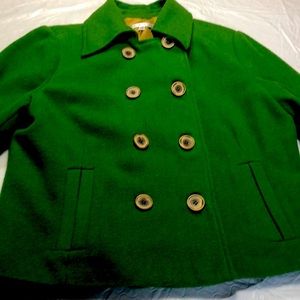 Cabi green button up jacket